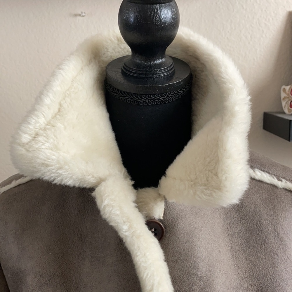 Winter leather coat - Picture 3 of 15